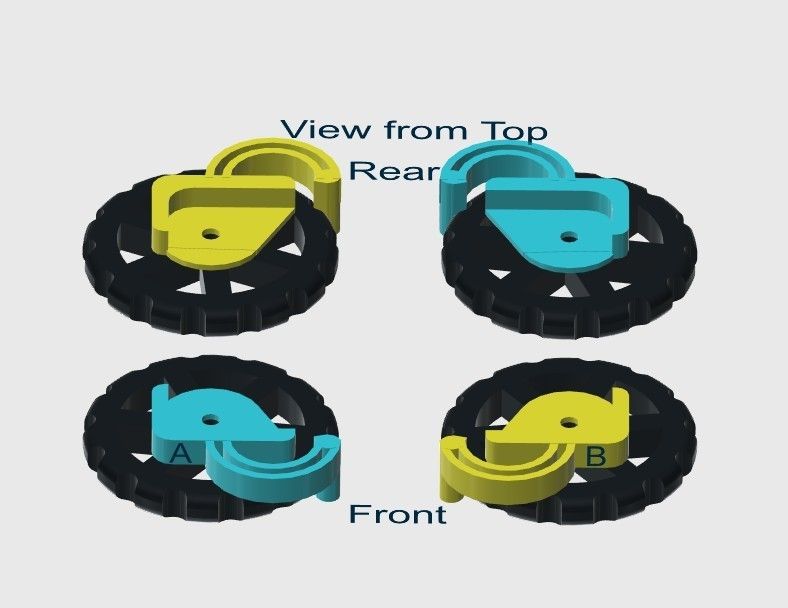 Detent V2 Top View.jpg STL file Ender 3 and CR10 v2 Mini Bed Level Locks・3D printing design to download, JAB