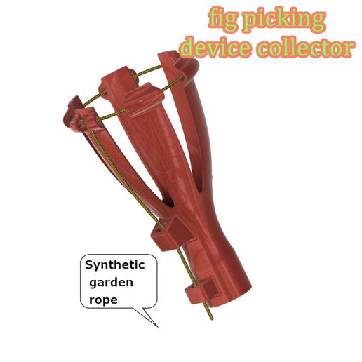 fig picking device collector holder puller of the fruit fig figs from a tree branch Tool Garden professional fp-01 3d-print and cnc 3D model