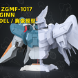 01-封面.png GUNDAM BUST ZGMF-1017 Moblie GINN 3D print model