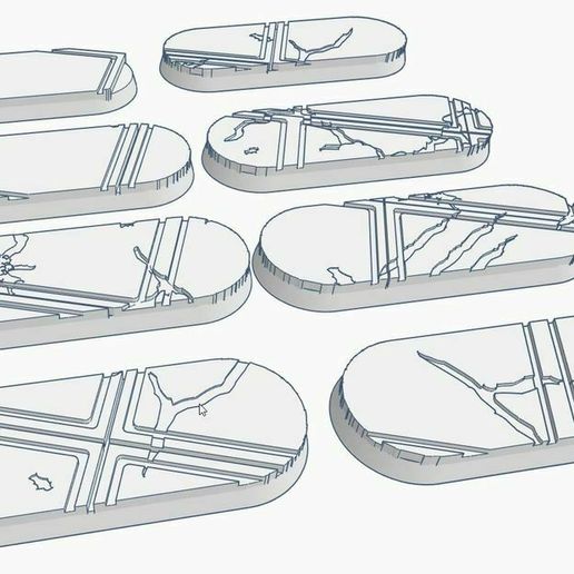 Bike Cracked Temple base 3D model