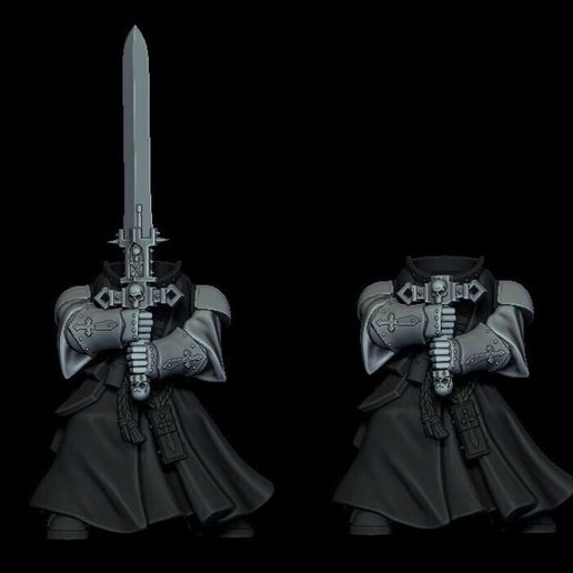 Dependable Inner Allies a double-handed sword 3D model