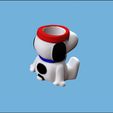 1.jpg 3D file Snoopy House- flower pot/Pen Holder・Model to download and 3D print