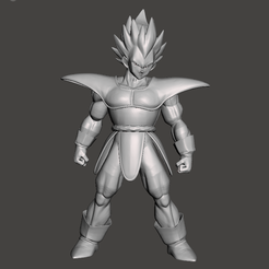 STL file Future Trunks (Long Hair) Saiyan Armor 3D Model・3D printer design  to download・Cults