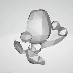 Tiny-Treecho.jpg Fichier STL Tiny Treecko Pokemon Lowpoly・Modèle pour impression 3D à télécharger