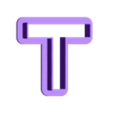 T_Ucase.stl squid game - alphabet font - cookie cutter