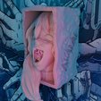 1-2.png Mahito Domain Expansion Jujutsu Kaisen Book Nook STL - Shelf Insert 3D Print Model