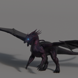 0018.png Beast dragon  - rigged/posable stl file included