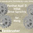 Initial-Panther-D-Drive-Sprockets-for-Meng.jpg 1/35 Initial Panther Ausf. D Drive Sprockets for Meng