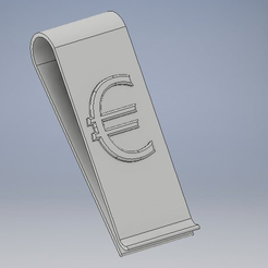 euroclip.PNG STL-Datei Euro clip kostenlos・3D-Druckvorlage zum Herunterladen