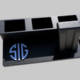 Sig-Plus-2.png Sig Themed Pistol and magazine stand safe organizer