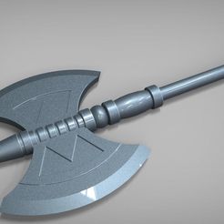 axe.jpg Файл STL He-Man Battle Axe masters of the universe・Шаблон для загрузки и 3D-печати