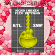 chicken-keychain.png Smiling Critters Kickin Chicken keychain Flexi Sensory links / Poppy playtime chapter 3