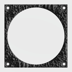 Icecold_v2.png Файл STL Рамка решетки вентилятора 120 мм Ice Spikes - 120 мм・Шаблон для загрузки и 3D-печати