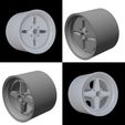 IMG_20220720_030033.jpg WORK wheels model bundling package 1/64 rims for hotwheels