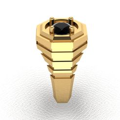 1.jpg STL file Gentleman's ring stone 7 mm・3D printer model to download, iturrios0611