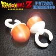 potara0.jpg Archivo STL PENDIENTES POTARA - DRAGONBALL Z・Diseño de impresión en 3D para descargar
