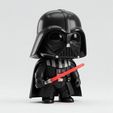 Darth-Vader-2.jpg Mini Hero Darth Vader Style Figure 3D Printable STL FBX OBJ GLB 3D print model