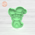 1.839.png CHRISTMAS REINDEER CUTTER + STAMP / COOKIE CUTTER CHRISTMAS REINDEER