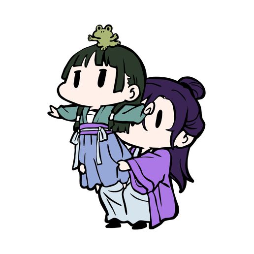 Maomao & Jinshi 🐸 | The Apothecary Diaries Keychain | 3D Print STL