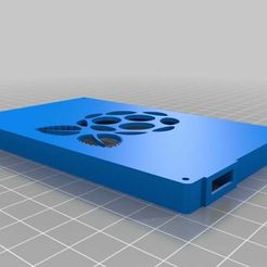 mobile-pi-back-door.jpg Free STL file raspberry pi mobile case part1・3D printer model to download