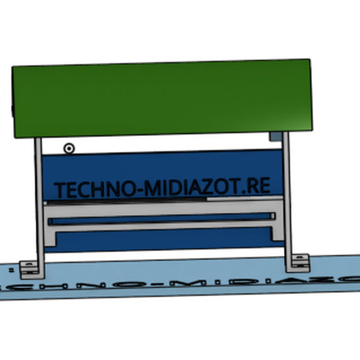 Bus shelter model 3D model