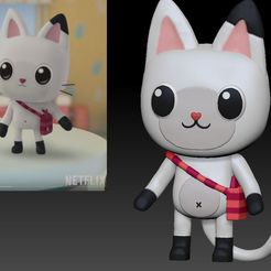pandy_01.jpg STL file gabby dollhouse pandy・3D print design to download