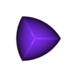SpheroformPoly_hollwhole_200k.stl Single Polyhedron Symmetric Spheroform Tetrahedron