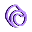 2_left_heart_rose.stl Free STL file 3D printed Quilling Heart・3D printable object to download