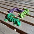 IMG_20191107_144626.jpg Free STL file Articulated Lizard v2・3D printing template to download