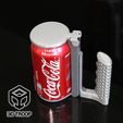 Can-Auto-Holder-3DTROOP-Img06.jpg Fichier STL Porte-boîtes automatique 330ml/350ml・Plan à imprimer en 3D à télécharger
