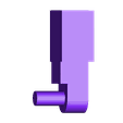 LegLeft_Steve_Alex_Minecraft_Armour.stl 威廉与史蒂夫-亚历克斯装甲