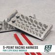 5.jpg Conjunto de arnês de corrida de 5 pontos para modelos à escala 1:24