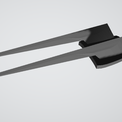 Captura-de-pantalla-19.png Free STL file 2003 shredder hand blades・Object to download and to 3D print