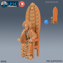 2542-Shaman-Chief-Throne-Medium.png Shaman Chief Throne ‧ DnD Miniature ‧ Tabletop Miniatures ‧ Gaming Monster ‧ 3D Model ‧ RPG ‧ DnDminis ‧ STL FILE