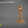 characters7.jpg ELF ROGUE FEMALE CHARACTER GAME FIGURES 3D print model