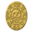 AGMfront.png Aztec Gold Coin (FIXED) Refrigerator / Whiteboard Magnets