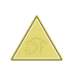 3d.png Ancient Egypt Eye of Horus cookie cutter and stamp