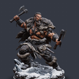 tyityi.png Wolfborn Berserker – Dual Axe Warrior STL