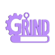 Grind Pendant.stl GRIND 齿轮标志