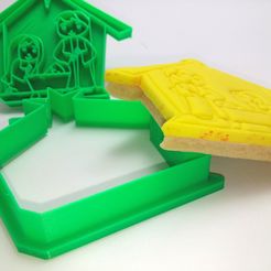 PesebreConSello.jpg STL-Datei Pecebre - Ausstecher mit Siegel・3D-druckbare Vorlage zum herunterladen