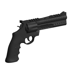 Korth-NXR-44-Magnum.png OBJ file Korth NXR 44 Magnum・Design to download and 3D print