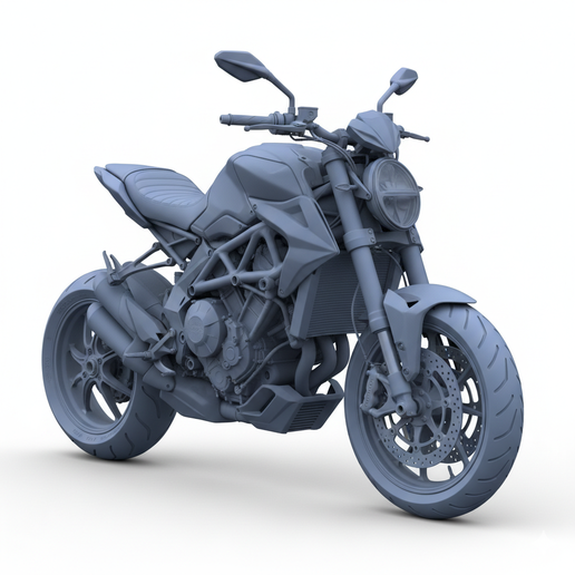MV Agusta Brutale bobber motorcycle STL, electric motorcycle STL, FDM friendly motorcycle, superbike STL, motorcycle stand STL, futuristic motorcycle STL, scrambler STL, motorbike STL, garage diorama motorcycle, dirt bike STL, dual sport motorcycle STL, s