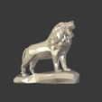 I2.jpg Low Poly Lion Statue --  Ready for 3D Printing