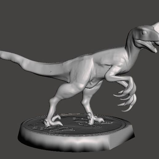🗺️ Two-headed Velociraptor・ 3D File for 3D printing・Cults