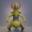 haxorus-render-2-cults.jpg Pokemon - Haxorus with 2 different poses