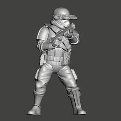 10.jpg STL file STWARS-SOLDIER POSE #10・Template to download and 3D print, STWS