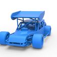 54.jpg Diecast Vintage Asphalt Modified stock car V2 with wing Scale 1:25