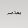 1_251.png Porsche 911 GT3 RS (991.1) Silhouette - Naturally Aspirated Legend Wall Art - 3D & Vector Design OBJ + DWG