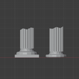 Front-3.png Wargame & Tabletop Terrain - Column ruins
