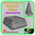 BT-b-UnityCity-PyramidOfficeBaseFloors-Combined-GumRoad.png 6mm SciFi Building - Pyramid Office Base Floors